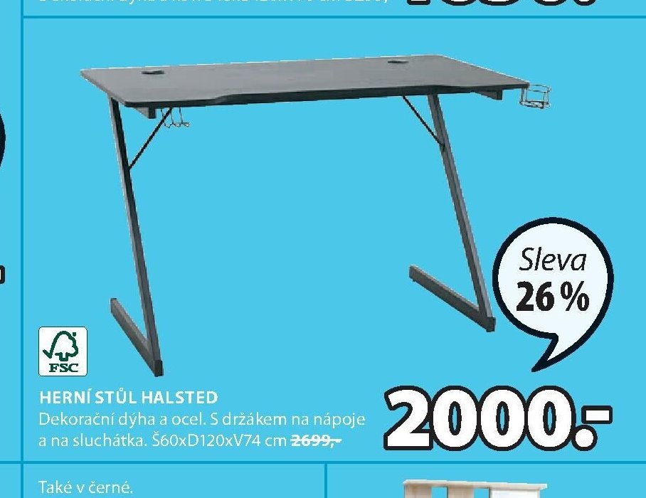 HERNÍ STŮL HALSTED