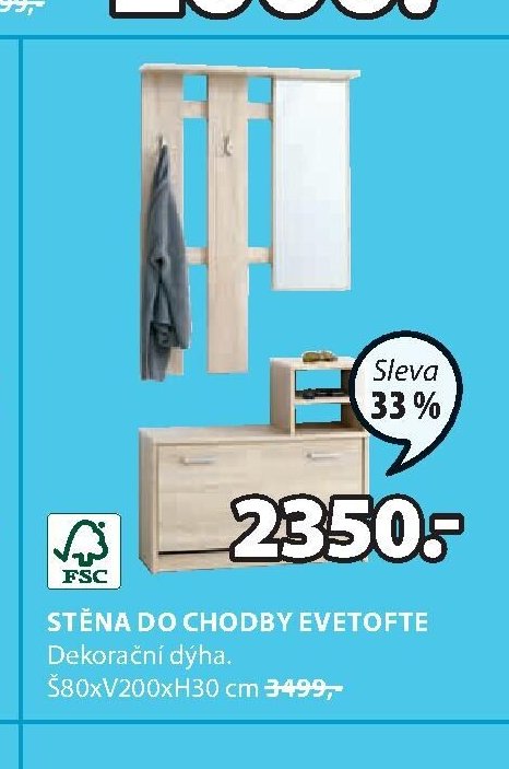 STĚNA DO CHODBY EVETOFTE