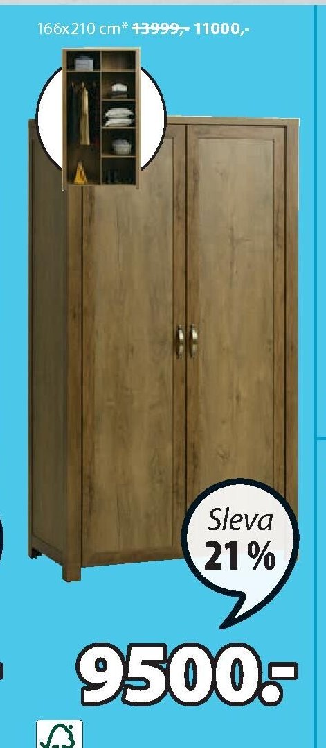 Šatní skříň JUNGEN