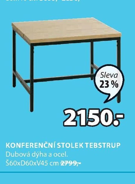 KONFERENČNÍ STOLEK TEBSTRUP