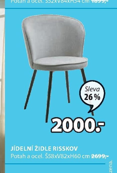 JÍDELNÍ ŽIDLE RISSKOV
