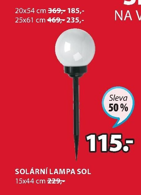 Solární lampa SOL