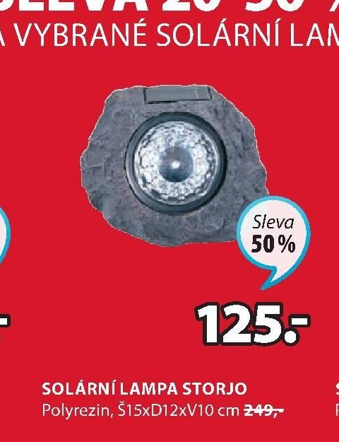 Solární lampa STORJO