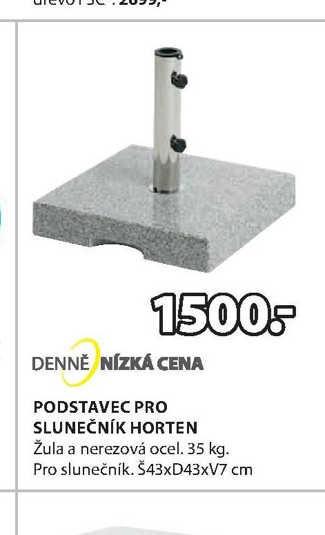 Podstavec pro slunečník HORTEN