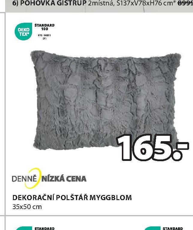 DEKORAČNÍ POLŠTÁŘ MYGGBLOM