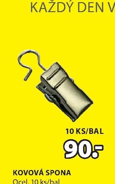 KOVOVÁ SPONA