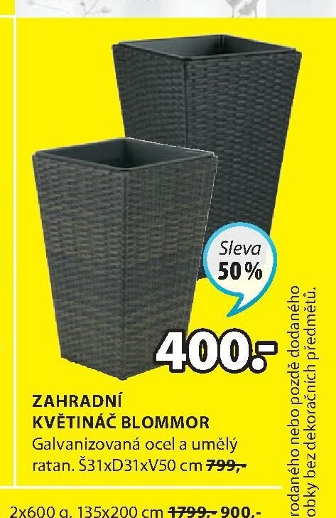 Zahradní květináč BLOMMOR