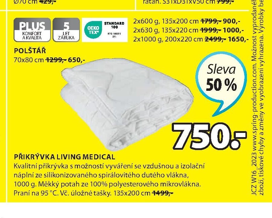 Přikrývka LIVING MEDICAL