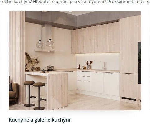 Kuchyně a galerie kuchyní