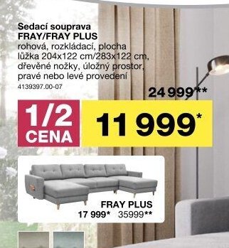 Sedací souprava FRAY/FRAY PLUS