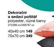 Dekorační a sedací polštář