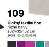 Úložný textilní box
