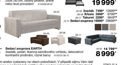 Sedací souprava EARTH