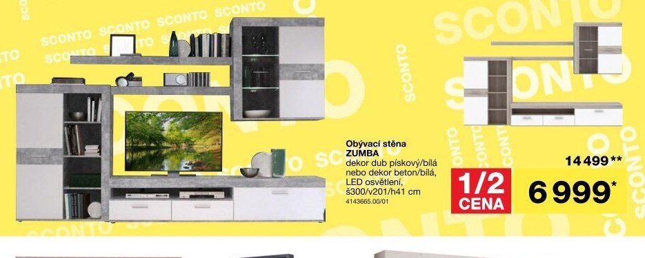 Obývací stěna ZUMBA
