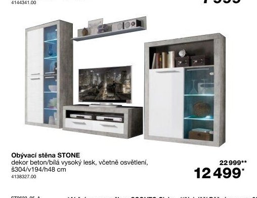 Obývací stěna STONE