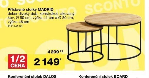 Konferenční stolek MADRID