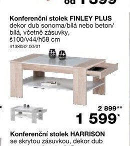 Konferenční stolek FINLEY PLUS