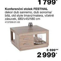 Konferenční stolek FESTIVAL