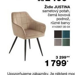 Židle JUSTINA