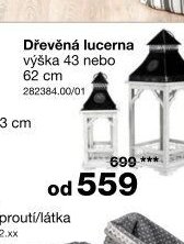 Dřevěná lucerna