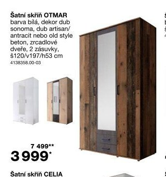 Šatní skříň OTMAR