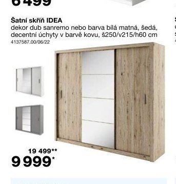 Šatní skříň IDEA