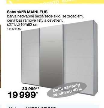 Šatní skříň MAINLEUS