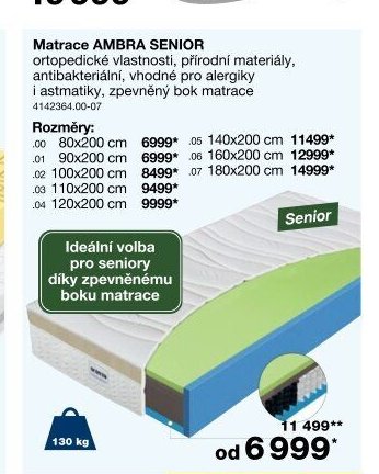 Matrace AMBRA SENIOR