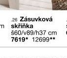 Zásuvková skříňka