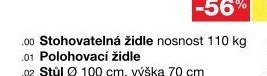Stohovatelná židle