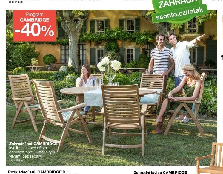 Zahradní set CAMBRIDGE