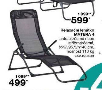 Relaxační lehátko MATERA 4
