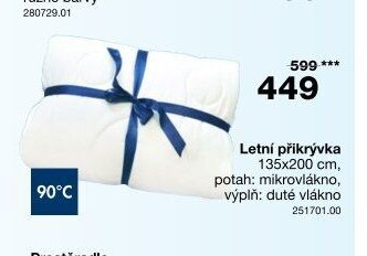 Letní přikrývka