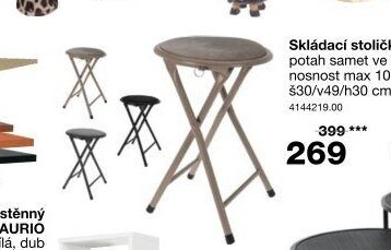 Skládací stolička KAYLA