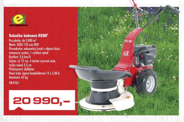 Sekačka bubnová RS90