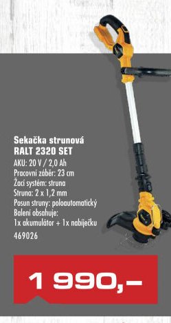 Sekačka strunová RALT 2320 SET
