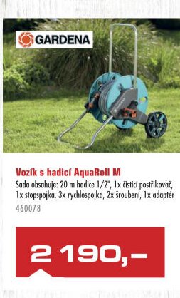 Vozík s hadicí AquaRoll M