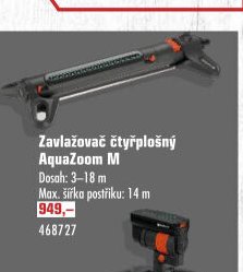Zavlažovač čtyřplošný AquaZoom M