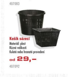 Košík sázecí