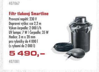 Filtr tlakový Smartline