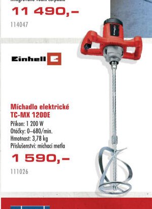Míchadlo elektrické TC-MX 1200E