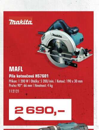 Pila kotoučová HS7601