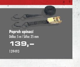 Popruh upínací
