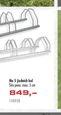 Stojan na kolo (5 jízdních kol)