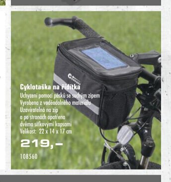 Cyklotaška na řídítka