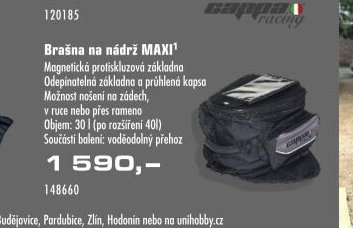 Brašna na nádrž MAXI