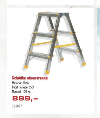 Schůdky oboustranné