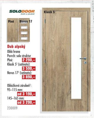 Solodoor Novus 17 Dub alpský