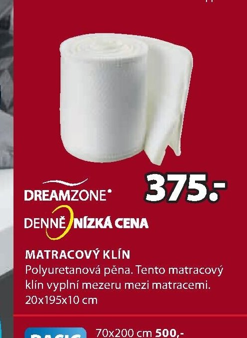 Matracový klín DREAMZONE