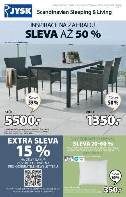 akční leták Jysk 3.5.2023-16.5.2023